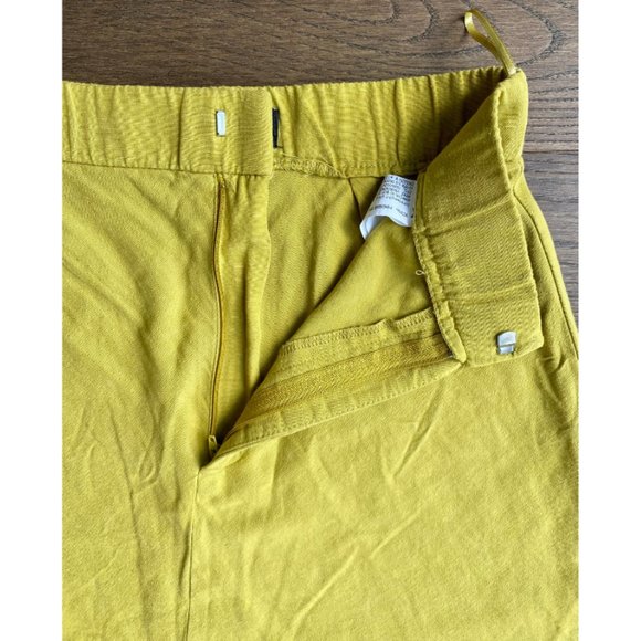 Zara Linen Chartreuse Women's  Mini Skirt Size XS - Picture 10 of 15
